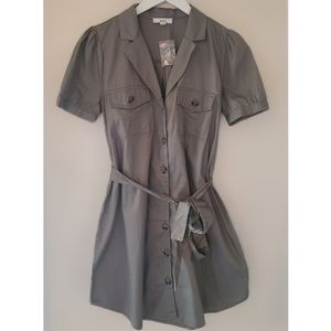 Safari Green Dress Sz S New